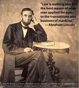 Lincoln Quote with citation