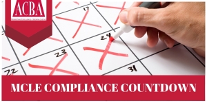 MCLE COMPLIANCE COUNTDOWN Twitter