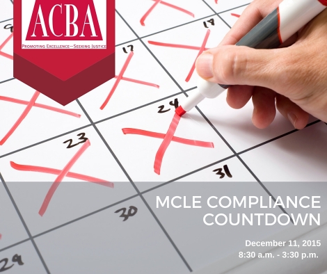 MCLE COMPLIANCE COUNTDOWN - FB